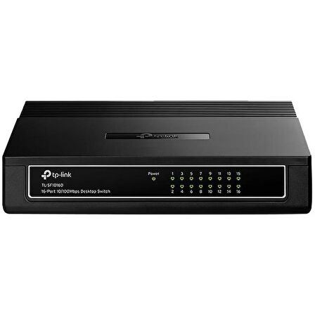 TP-Link TL-SF1016D 16 Port 10/100 Mbps Plastik Kasa Switch