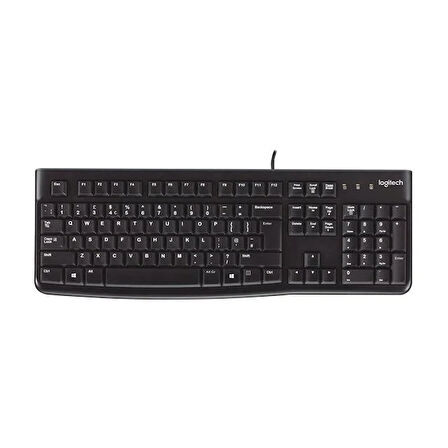 Logitech K120 920-002505 USB Kablolu Standart Q Klavye Siyah