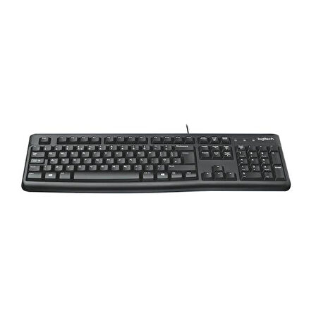 Logitech K120 920-002505 USB Kablolu Standart Q Klavye Siyah