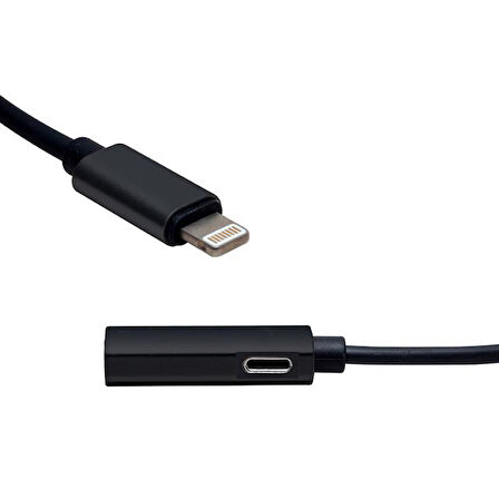 Powermaster Lightning To Şarj - Kulaklık Çevirici Kablo Pm-3770