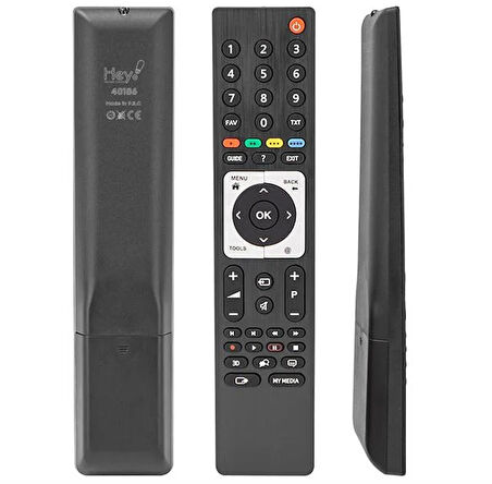 Hey Arçelik Beko Grundig 3d Metalik Göbek Guıde Tuşlu Ts4187r-2 Lcd Kumandası