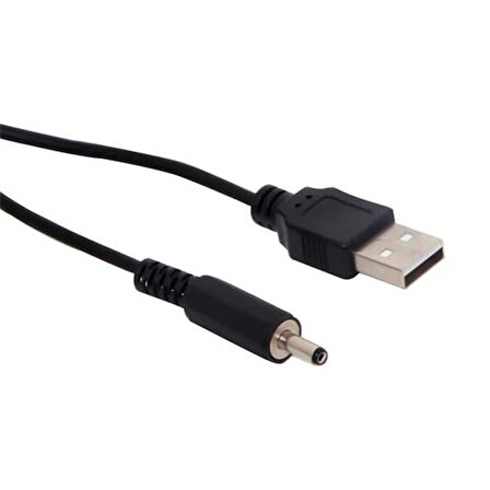 Usb Kalın 3.5 1.35 Adaptör Jackli Kablo 1 Metre Sl-D CM5