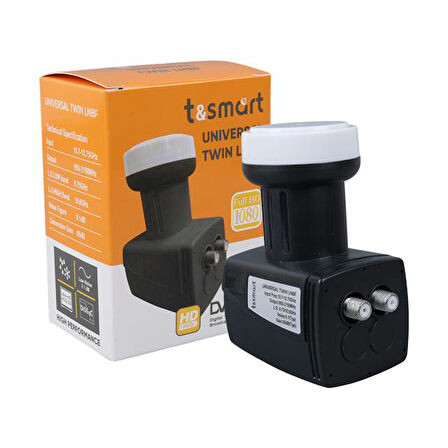 Tsmart 0.1Db Ultra Hd 4K Universal  Çift Çıkışlı Lnb