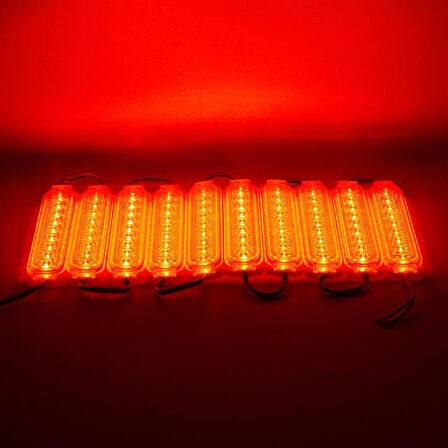 Powermaster 24 Volt 2.4 Watt Tek Renk Kırmızı 2835 Modül Led 14 32.5