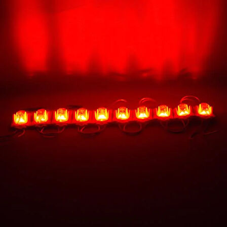 Powermaster 24 Volt 1.4 Watt Kırmızı 2835 Cob Modül Led 48 30