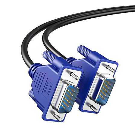 Vga Kablo 15 Pin Erkek/Erkek 1.5 Metre Poşetli Powermaster