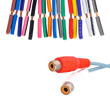 Fully G545 20 Pin Mp3-iso Dişi Oto Soket Ara Kablo