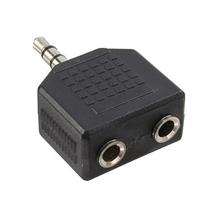 3.5 Mm Stereo Erkek / 3.5 Mm 2 Dişi Çevirici Jack Elektromer