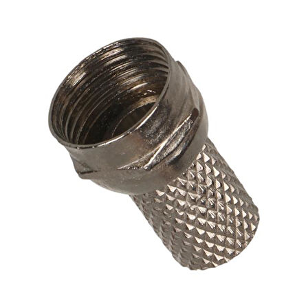 F Konnektör Rg6 /u4 18mm Geniş 100lü Poşet  Powermaster