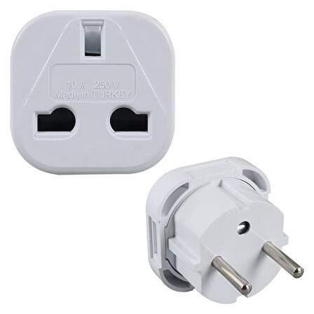 Ingiliz Fiş Çevirici Adaptör Ingiliz - Türk Çevirici Fiş