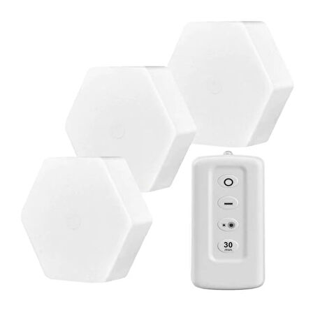 POWERMASTER MX-359 3 LEDLİ UZAKTAN KUMANDALI TEZGAH ALTI AYDINLAT