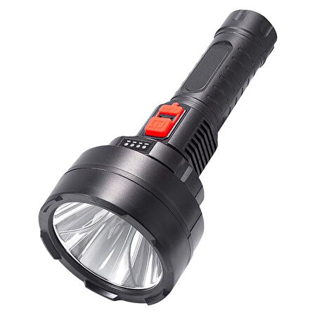 POWERMASTER HY-789 USBLİ EL FENERİ Siyah