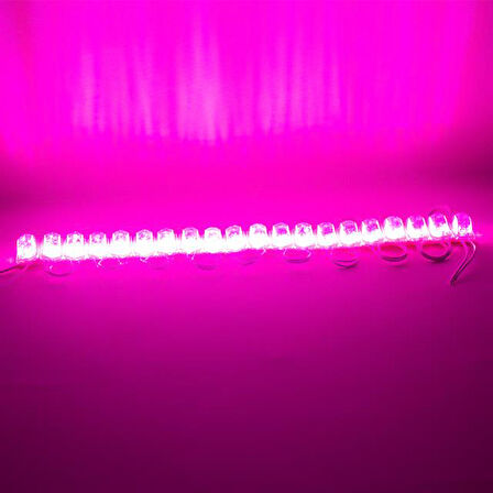 Powermaster Modül Led 12V 1.5W Pembe 2835 85 X 73Mm Ip65 240-260L