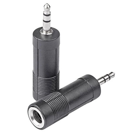 3.5 Mm St E/1 Dişi6.3 Mm Jack (6.3 Mm-3.5mm (çevirici) Jack