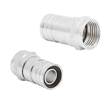 F Konnektör Sıkmalı Rg6 Kısa Tip-185410