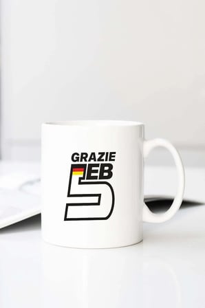 Ferrari Grazie Sebastian Vettel T Shirt 1198 M Copy Baskılı 330 ml Porselen Kupa Bardak (123461-1)