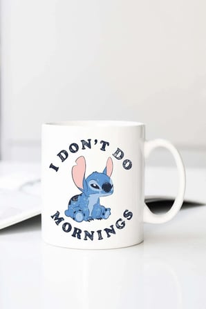 Disney 3 Baskılı 330 ml Porselen Kupa Bardak (123463-5)