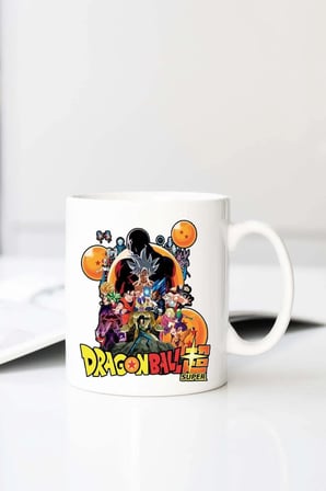 Dragon Ball Super Baskılı 330 ml Porselen Kupa Bardak (123466-4)