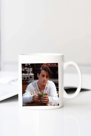 Friends Baskılı 330 ml Porselen Kupa Bardak (123470-5)