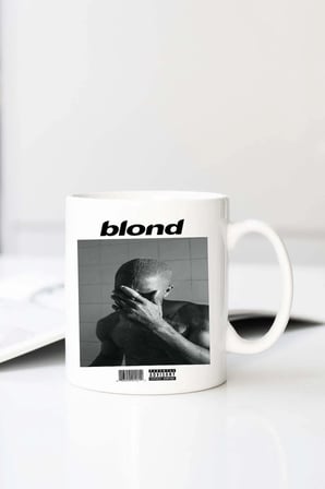 Frank Ocean Unis Baskılı 330 ml Porselen Kupa Bardak (123494-1)