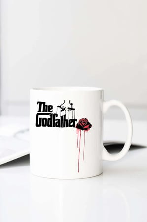 The God Sfather Baskılı 330 ml Porselen Kupa Bardak (123528-2)