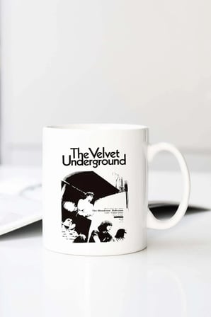Drippy The Velvet Underground Baskılı 330 ml Porselen Kupa Bardak (123567-1)