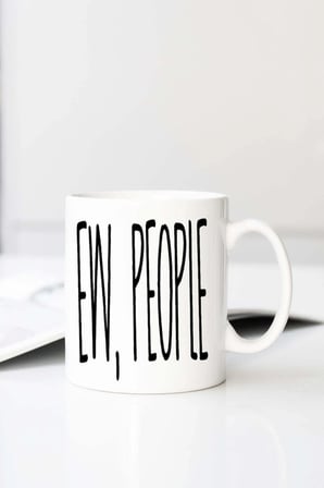 Ew People Sokakt Manfinity Hom Baskılı 330 ml Porselen Kupa Bardak (123633-1)