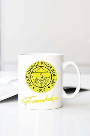 Fenerbah E Alt N Baskılı 330 ml Porselen Kupa Bardak (123671-1)