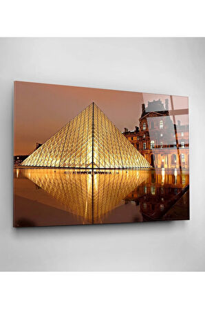 Louvre Müzesi Cam Tablo, Dekoratif Cam Tablo