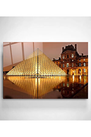 Louvre Müzesi Cam Tablo, Dekoratif Cam Tablo