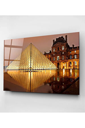 Louvre Müzesi Cam Tablo, Dekoratif Cam Tablo
