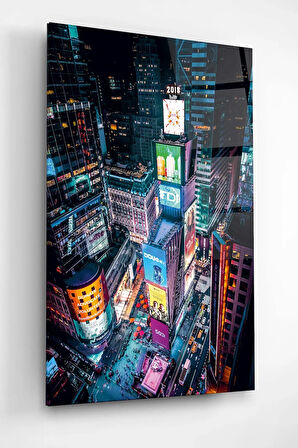 Times Square Cam Tablo, Dekoratif Cam Tablo