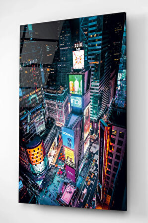 Times Square Cam Tablo, Dekoratif Cam Tablo