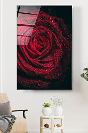 Rose Cam Tablo, Dekoratif Cam Tablo