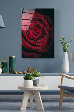 Rose Cam Tablo, Dekoratif Cam Tablo