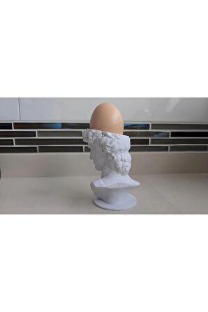 Just3dprintings David Büst Yumurta Tutucu