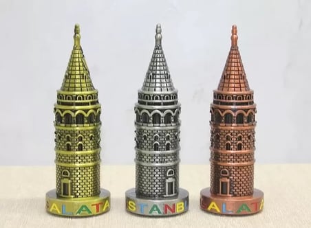 Metal Galata Kulesi Alk4318