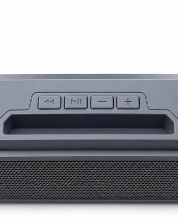 Metal Izgara Ön Yüzeyli Uzun Gövdeli USB Destekli Kablosuz Masaüstü Hoparlör