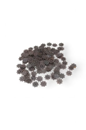 Kar Tanesi Modeli 17 mm Metal (Küpe Aparatı, Bileklik Ucu, Broş Aksesuar)