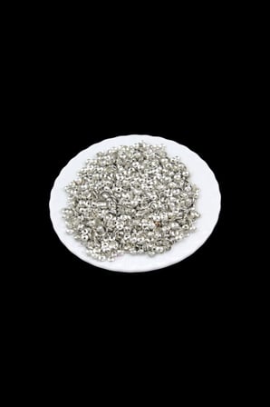 Gümüş 5 mm Bombeli Pul Payet (30 Gr 460 Adet) Seri No 60