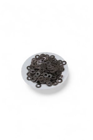 Ortası Delik 13x3,5 mm Bakır Pirinç Pul Payet (30 Gr 70 Adet)