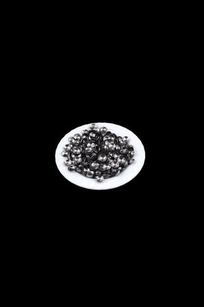 Metal Gri Bombeli Pul Pirinç Payet (30 Gr 90 Adet)
