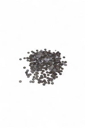 7 mm Kahve Ortadan Delikli Pirinç Pul Payet (30 Gr 190 Adet)