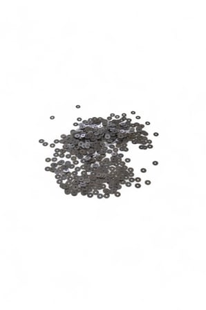 6 mm Kahve Ortadan Delikli Pirinç Pul Payet (30 Gr 285 Adet)