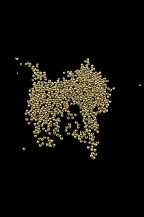 Gold 3 mm Yuvarlak Metal Boncuk (30 Gr 750 Adet)