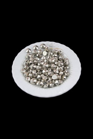 Kubbeli Boncuk 10 mm İçten Delikli (25 Adet)