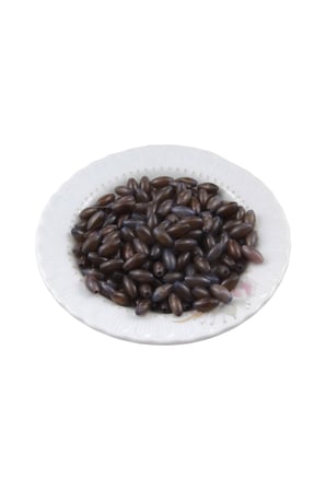 12x5 mm Oval Kahverengi İçten Delikli Boncuk Aksesuar Takı Malzemesi (20 Adet)