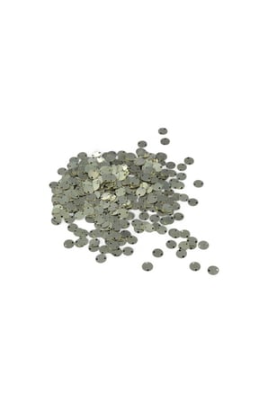 Gold 8 mm Çift Delikli Pirinç Pul Payet (20 Gr 110 Adet)