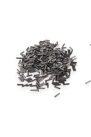 Metal Koyu Gümüş Boru 12 Mm Boncuk 35 gr
