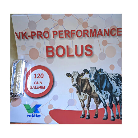 VETKİM - BOLUS SIĞIR İÇİN TAMAMLAYICI MİNERAL YEM 110G (1 ADET)